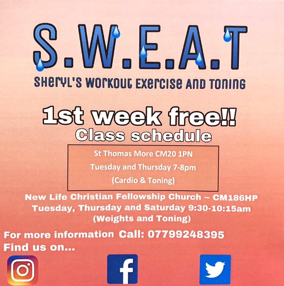 SweatHarlow's tweet photo. New location as of next Tuesday evening (29th October) https://t.co/Gge1Cys6uN