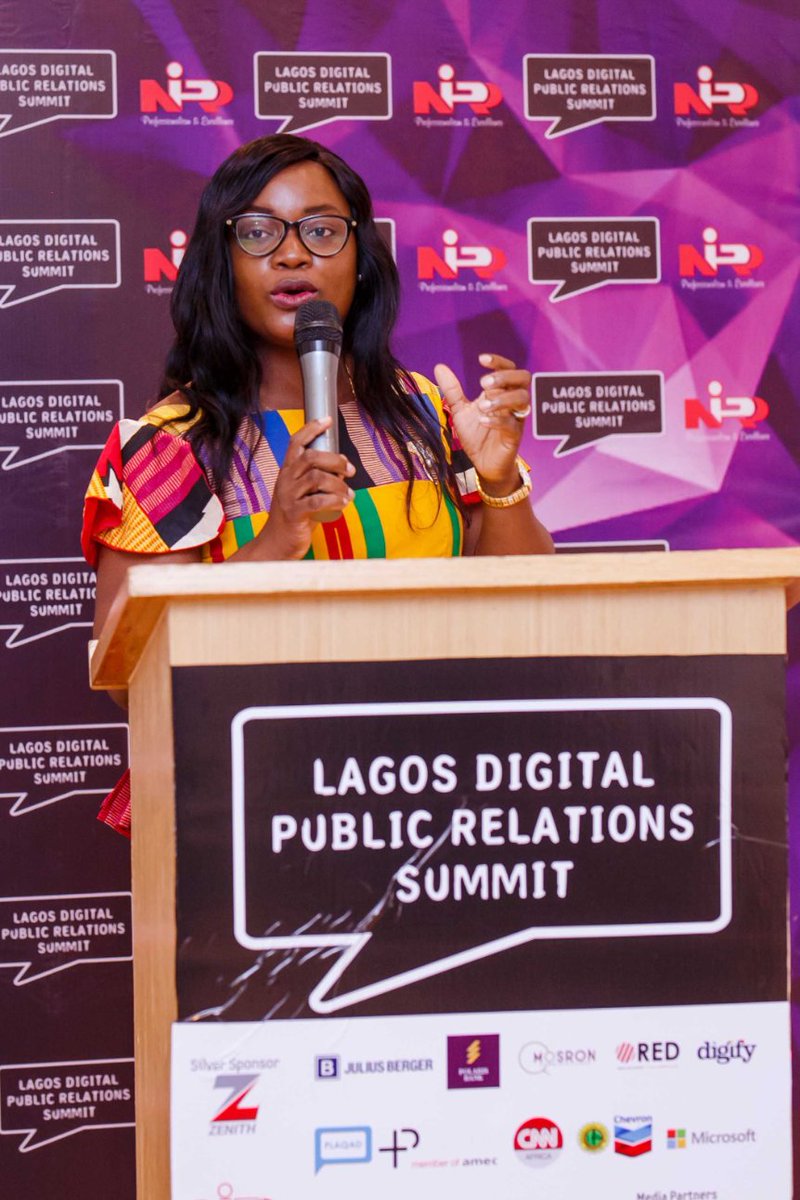 LagosNIPR1's tweet photo. Highlights of the concluded Fourth Lagos Digital PR Summit.
Head, Communications and Business Strategy, Mosron Communications, Tolulope Olorundero.
Topic: LinkedIn Optimisation for PR Professionals.
@ToluComms
#LagosDigitalPRsummit2019
#LagosDigitalPRSummit https://t.co/XAwdbj3aYg