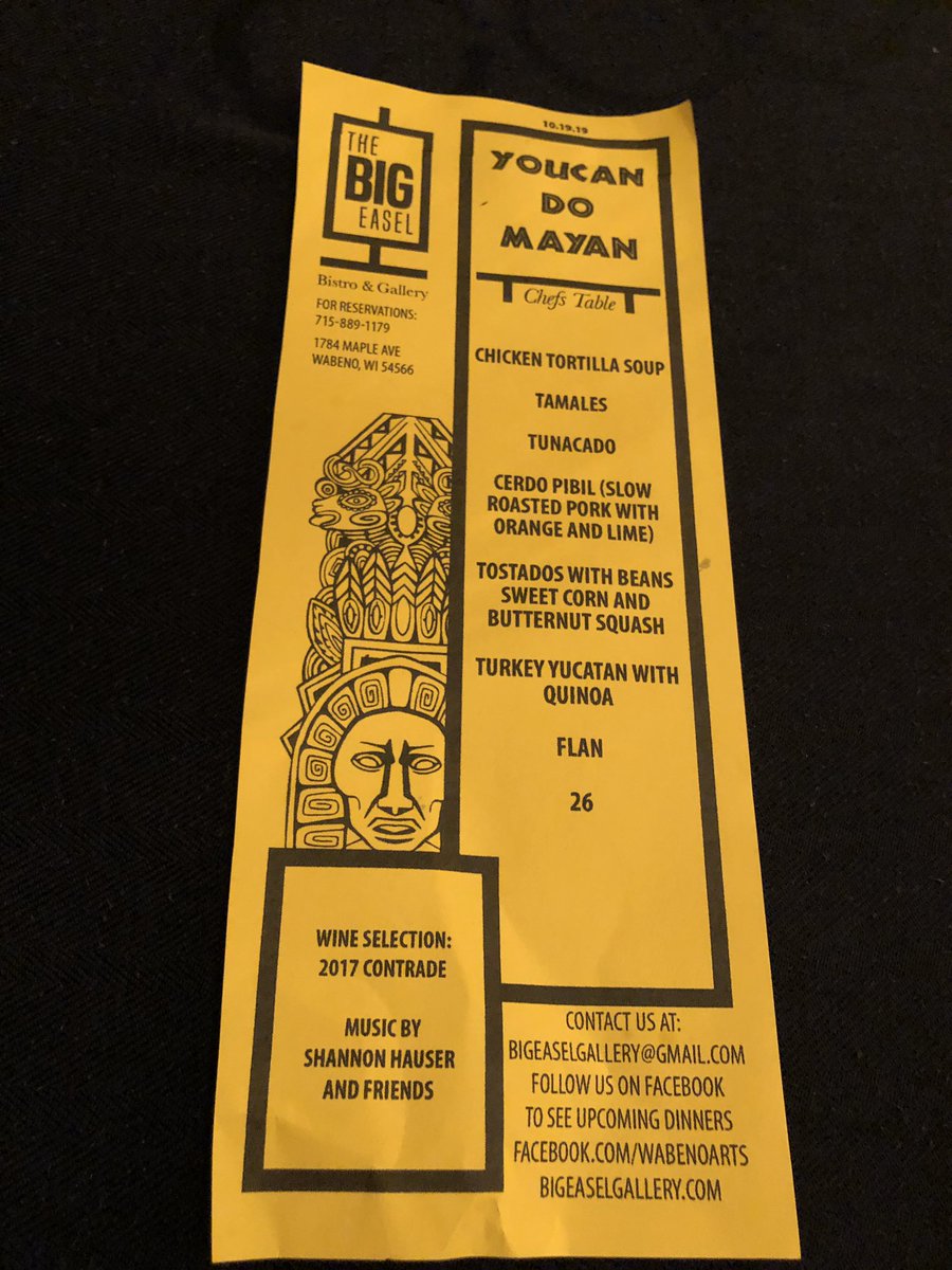 After the races, several of us went north of Mountain to Big Easel Gallery and Bistro. It was basically a restaurant based out of someone’s living room that served a seven course meal! The art, music, and food were phenomenal.