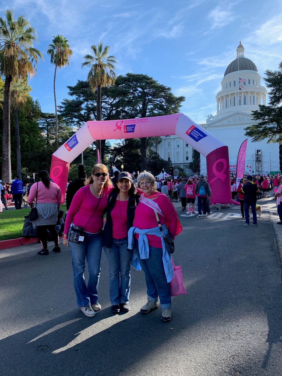 StateFund's tweet photo. We’re proud to show our support for @ACS_California by joining in on the #MakingStrides ACS Walk and having our employees participate in Wear Pink Day. The #MakingStridesSac Team was one of five throughout the state! #StateFundCA https://t.co/mkTiiwVcbE