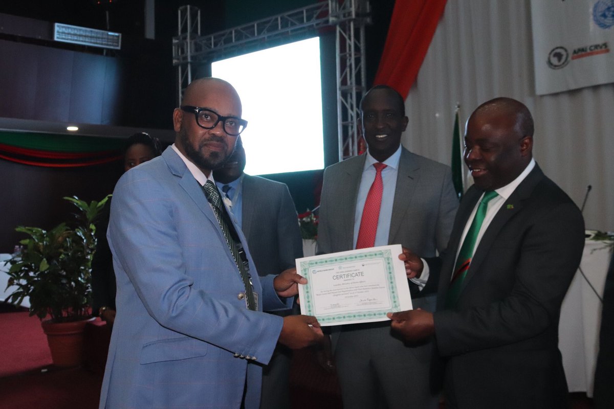 MaletelaTuoane's tweet image. Congratulations to Lesotho for receiving a World Bank CRVS eLearning award at the 5th Conference of African Ministers responsible for Civil Registration. Keep up the good work. #crvs #apaicrvs #com5 #Lesotho