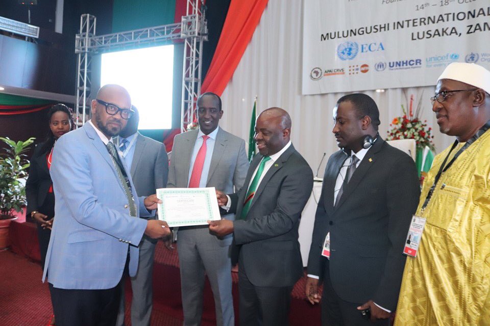 MaletelaTuoane's tweet image. Congratulations to Lesotho for receiving a World Bank CRVS eLearning award at the 5th Conference of African Ministers responsible for Civil Registration. Keep up the good work. #crvs #apaicrvs #com5 #Lesotho