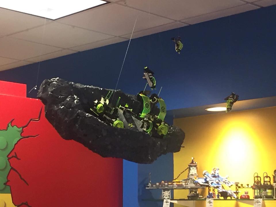 The Lego Blacktron Space Force on Twitter "Asteroid base on display (loaned to) Bricks and