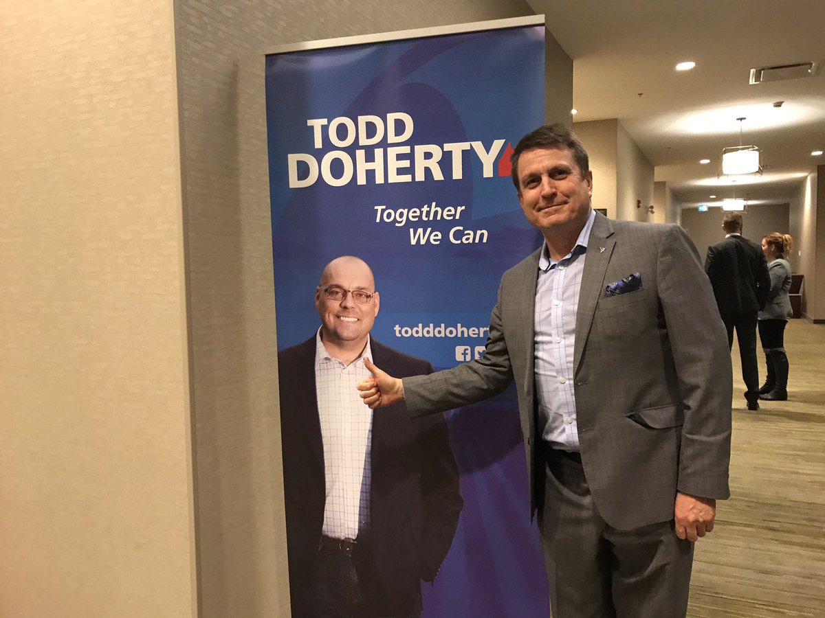 Life long conservative Dan McLaren heads to the party for Conservative incumbent Todd Doherty in Cariboo-Prince George. “Fighting for the average Canadian,” he says. #elxn43  #canadavotes #cdnpoli