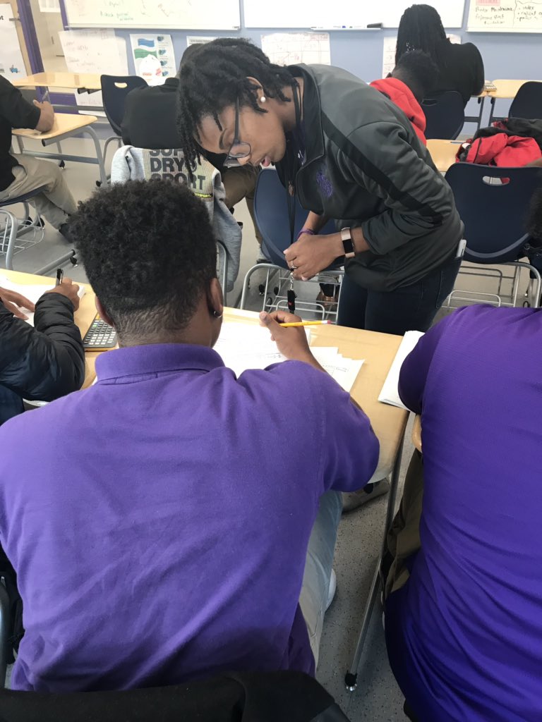 DCPSDrBey's tweet photo. The young men of Ron Brown are showing that they are thinking like mathematicians, while helping Dr. Williams brush up on his Algebra II and Geometry skills! #Cluster8 #FirstChoice @sitonarcisse https://t.co/1yqLVfvFZa