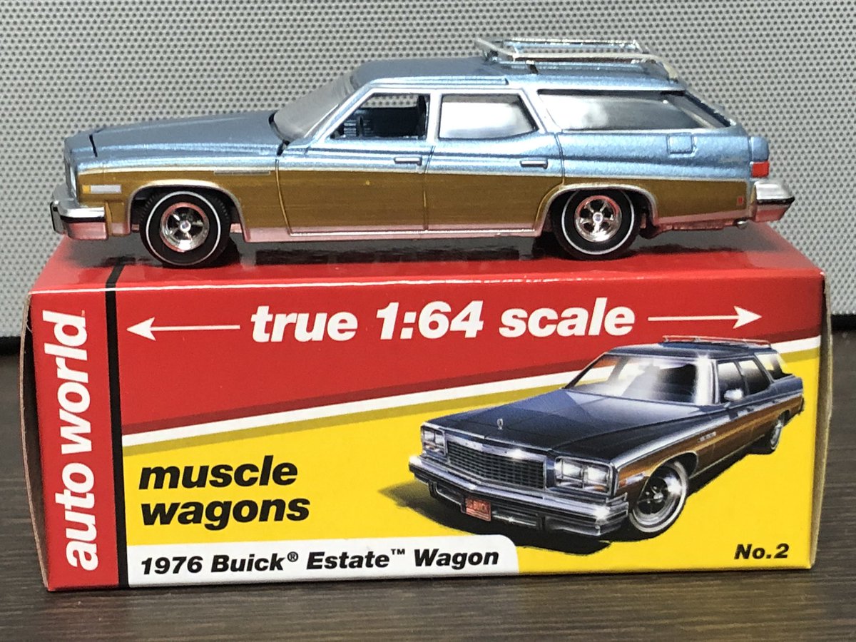 Details about   AUTO WORLD 1976 BUICK ESTATE WAGON MUSCLE WAGONS RUBBER TIRES BROWN FREE SHIP.