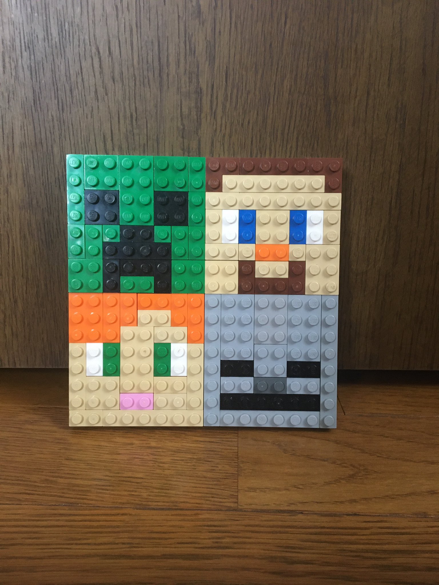 レゴタク レゴアート Minecraft レゴ Lego Lego ドット Dot Pixel ピクセル モザイク画 Mosaic 絵 Art 趣味 Perler Beads パーラービーズ 8bitart ブロック Legofan イラスト マイクラ Minecraft Youtube Mcpc Game ゲーム 知育