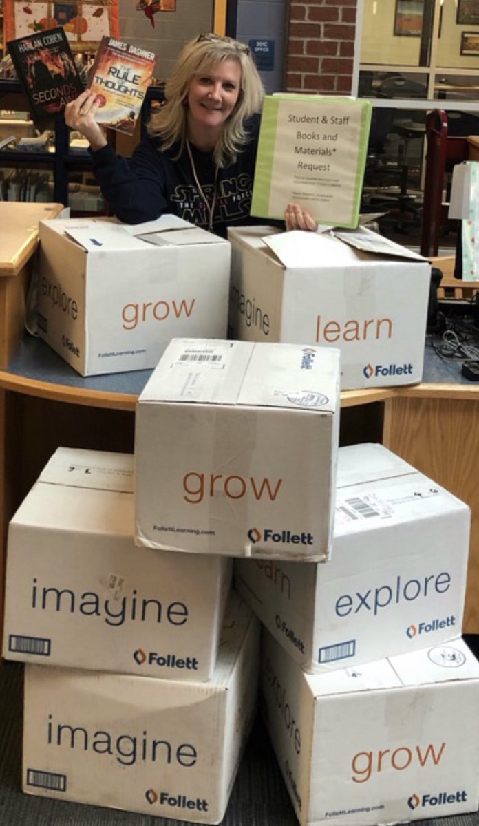 Requested books have arrived @ SMHS Library Media Center 📚 Carve out some time for reading 🎃📚🎃<a href="/BerkCoSchoolsWV/">Berkeley Co. Schools</a>