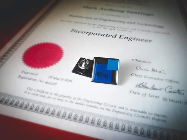 Mark2ni's tweet image. Being professionally registered as an Incorporated Engineer (IEng) is a great achievement and gave me the distinction and recognition as a globally competent engineer.
#IEng #incorporatedengineer #engineeringrecognition
#IET #engineers #engineeringcouncil