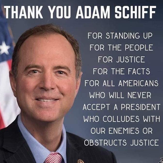 DisgustedV's tweet photo. @HL3tweets @realDonaldTrump @RepAdamSchiff Please RESPECT your betters.  Stop blaming the investigator and start blaming the squatter in the Oval office.

Lock HIM up!  Lock T-Rump up!

WHAT DID EPSTEIN HAVE ON HIM?

WHAT DOES PUTIN HAVE ON HIM?

#BlackHatsintheWhiteHouse

#ConManoftheCentury https://t.co/TBwCpfuhHF