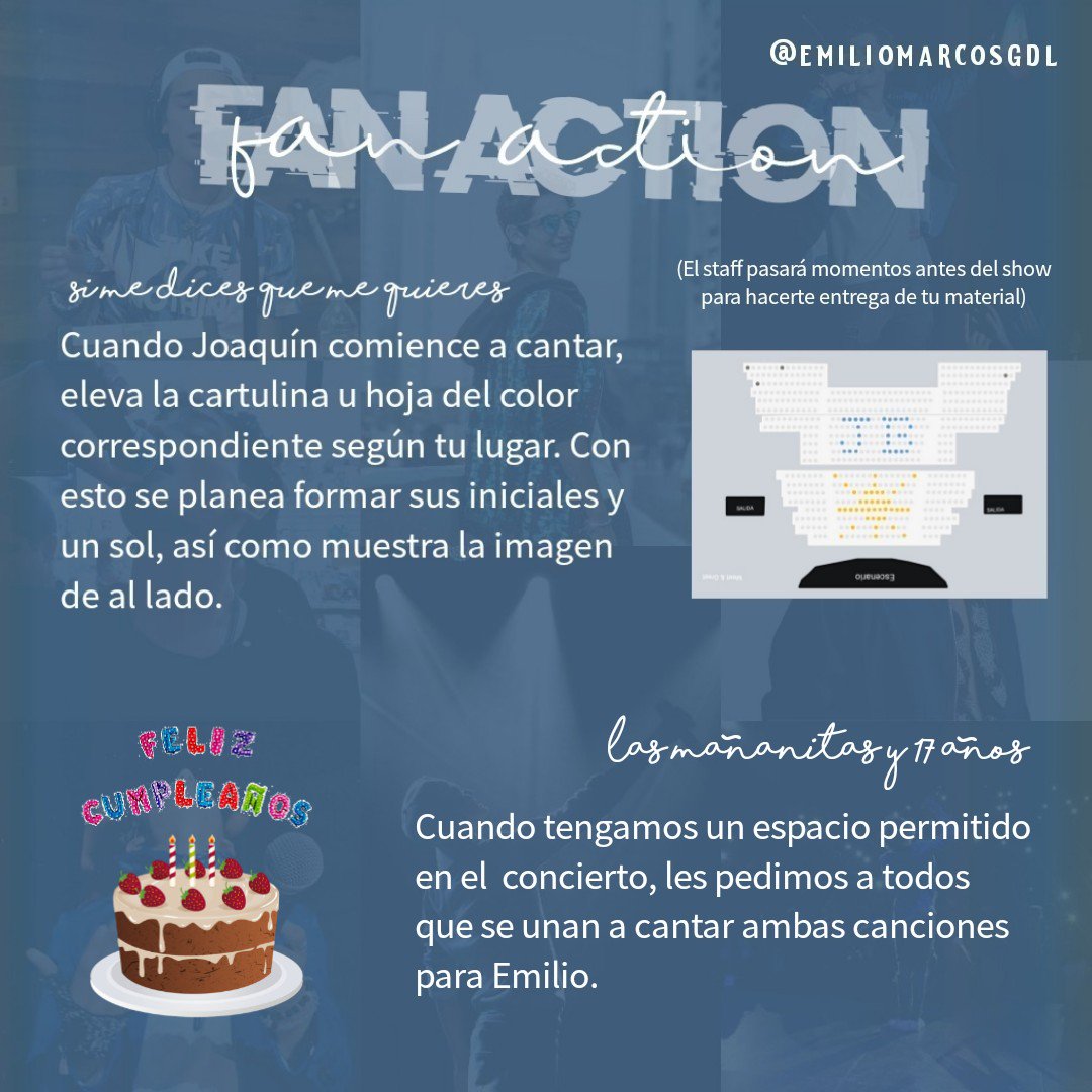 emiliomarcosgdl's tweet photo. 🚨 FAN ACTION DE GUADALAJARA

Ojalá podamos contar con la participación de todos, dudas y aclaraciones por DM 🤘🏻

Link para descargar los archivos: https://t.co/jc8JxDl4n2
#PerfecTour #EmilioOsorio https://t.co/B7JyaKLw0O
