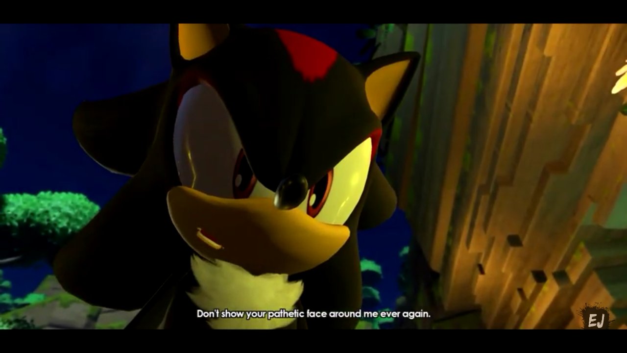 Sonic's argument gets destroyed by Shadow, Sonic the Hedgehog