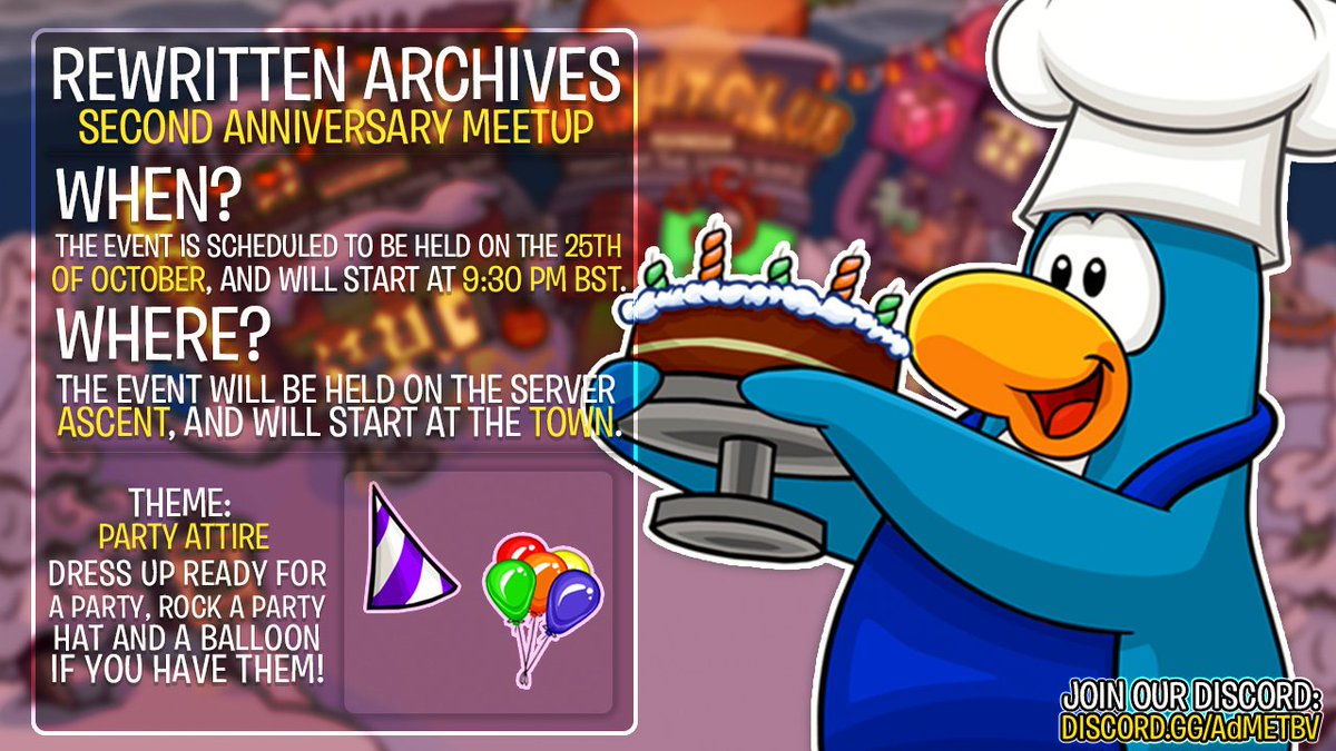 TheRArchives's tweet photo. We are excited to organise the Rewritten Archives 2nd Anniversary Party!🥳

This is our chance to thank all of you for the amazing support you have given us throughout the years. 💛

Let's have fun!🔥

More info in the infographic!👀

Join our Discord: https://t.co/w1rgElbpa1 https://t.co/xBF7Ra1LQ6