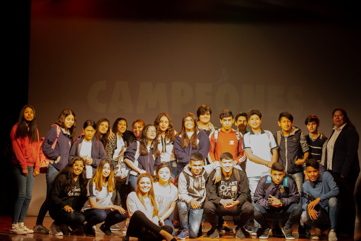 Discapacidadlr's tweet photo. SEXTA FUNCIÓN DEL CICLO DE CINE INCLUSIVO 
Esta mañana, en Espacio 73, la Dirección Gral para Personas con Discapacidad, organizó la sexta edición del Ciclo de Cine Inclusivo del año👉Proyectamos la película Campeones, destinada a estudiantes y público en general
@juankisantander https://t.co/eNxre8CaRO