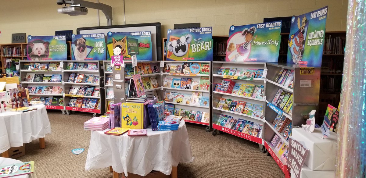 JenCrawford06's tweet photo. Book fair and book character pumpkins at KSES this week! https://t.co/m6Dbf6FUqp