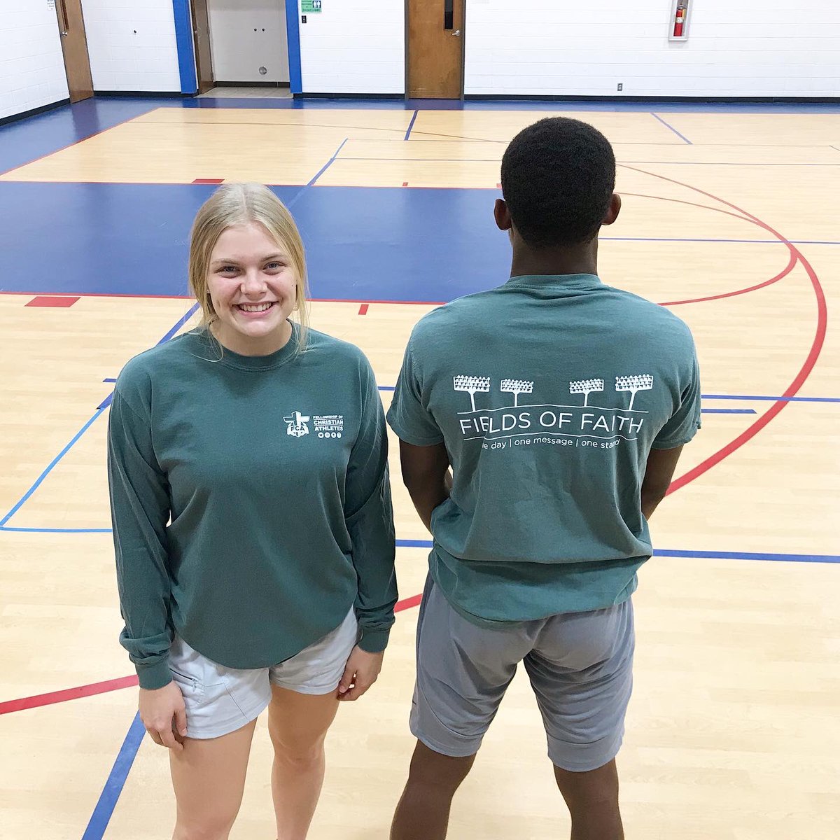 Check out this year’s Fields of Faith shirts! You can find them under the FCA tent this Wednesday at Freedom Field. 
Short sleeve: $15
Long sleeve: $20
Comfort color shirts, Limited supply available. Gates open at 5 pm. 
.
#FlintRiverFCA #FCA #FaithatFreedom