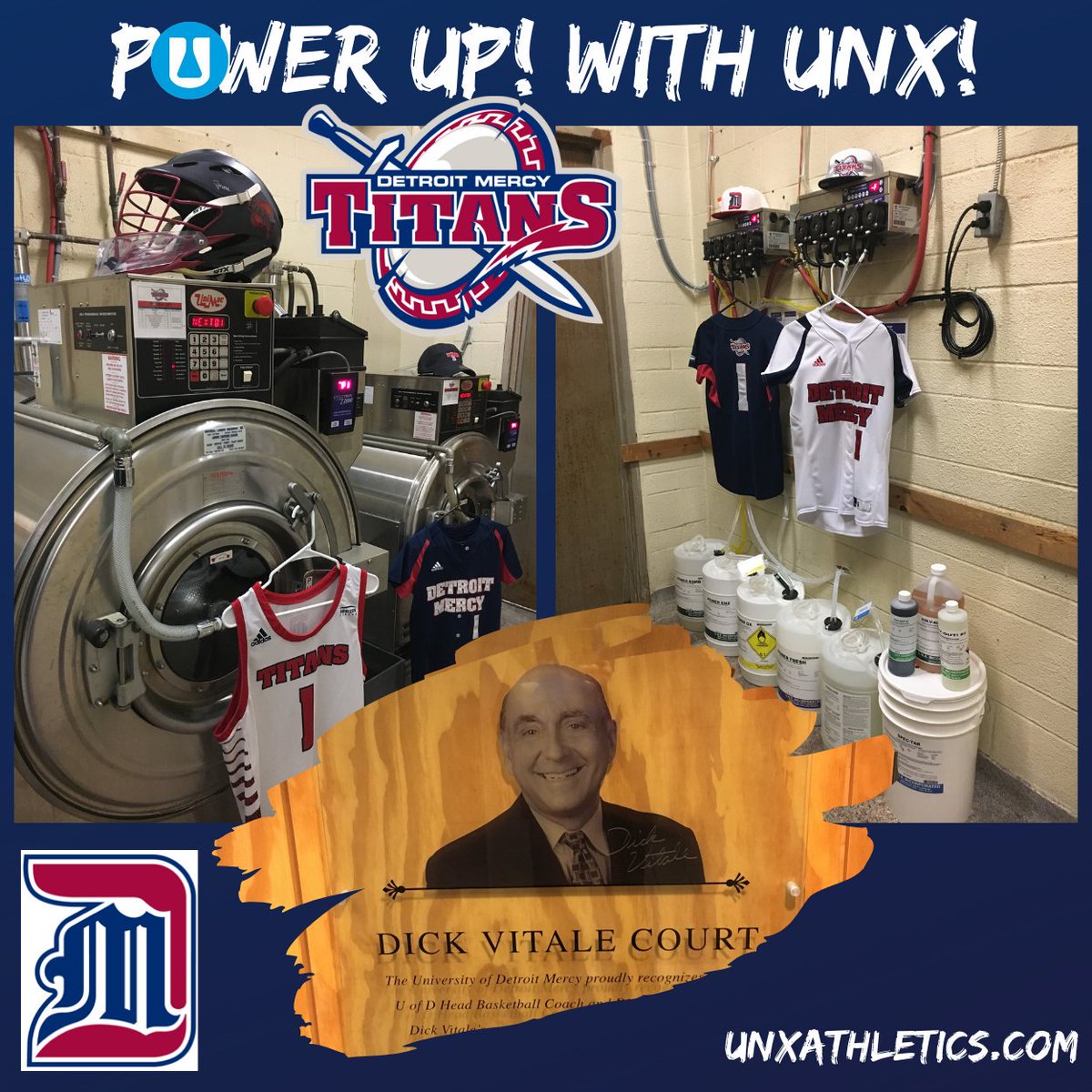 Welcome to the #UNXfamily, @detroittitans! We are excited to have you #PowerUp and be #UNXclean!
UNXathletics.com
#ThisIsUNX #SpecTak #SpecTakClean #ClayOut #UNXathletics #DetroitsCollegeTeam #TitansForLife