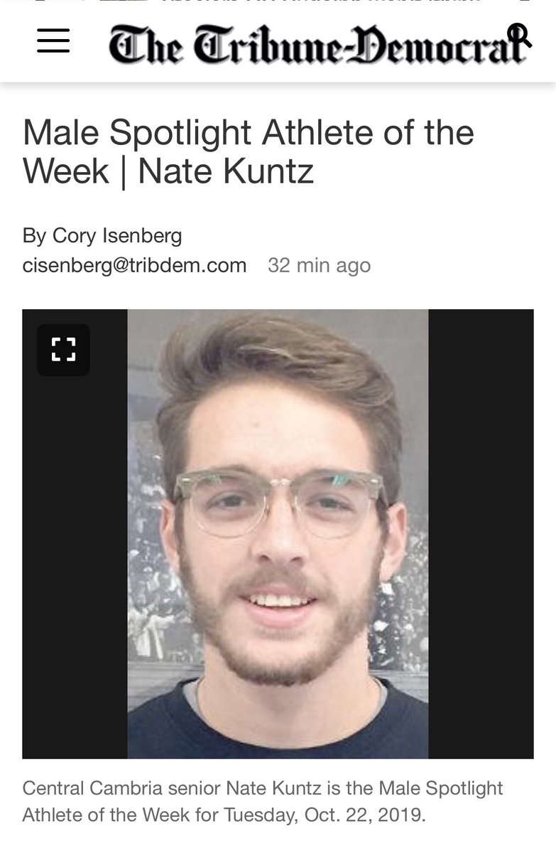 CC Athletics (@cc_reddevils) on Twitter photo Congrats Nate and thank you @TribDemSports and <a href="/CoryIsenbergTD/">Cory Isenberg</a> for ALWAYS recognizing our great student-athletes. Congrats Nate and thank you @TribDemSports and <a href="/CoryIsenbergTD/">Cory Isenberg</a> for ALWAYS recognizing our great student-athletes.
