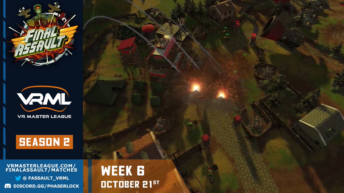 FAssault_VRML's tweet photo. Are you ready for Week 6?🔥
🌐https://t.co/jZFqzDYztm
🗣️https://t.co/uv878agWaX

⚠️New challenger approaching⚠️ That's right, there's still time to sign up &amp; play in Season 2 #LETSGO! Join Discord for details. @PhaserLockInt @ProTubeVR @vrcover @VRMasterLeague #VResports #VRRTS https://t.co/p0NO9z5TLH