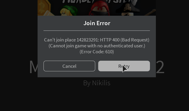 Newfunnyclinto At Newfunnyclinto Twitter - cant join game with no authenticated user roblox