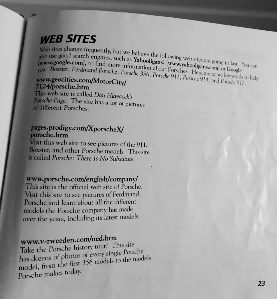 marksickmiller's tweet photo. Enjoyed this page from the appendix of Ryan's library book. #yahooligans! https://t.co/ZstxaMux4z