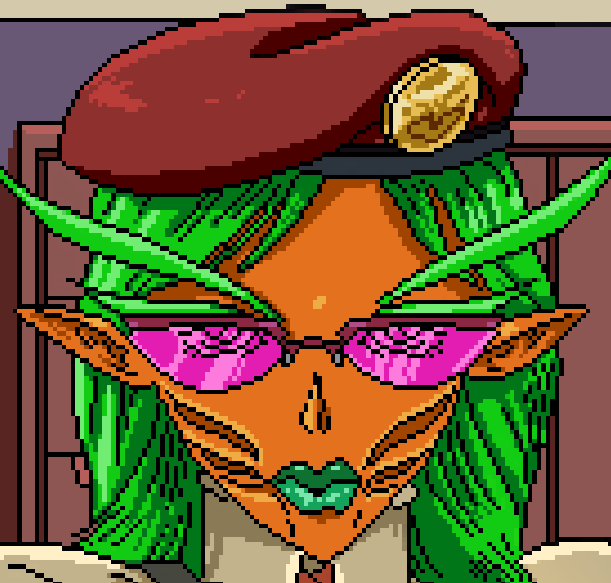 Licht611's tweet photo. Some alien police woman from our game Space Komandirovka: Episode 2 - Art is not a Crème

Buy first episode here:
https://t.co/dhhVXTH1MC

#indie #gamedev #burp_games #indiedev #adventure_game #oldgames #indie_games #screenshot #pixel_art #pixelart #game_development https://t.co/wgObbCFqy6