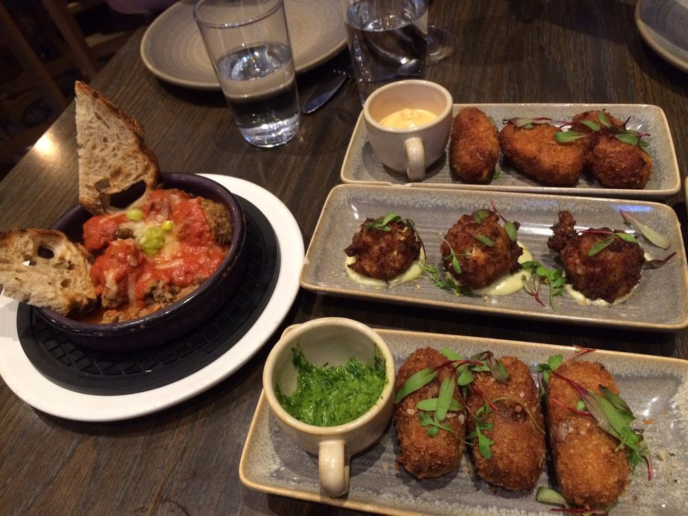 JLuckyLotus's tweet photo. @Foodiechats @26sushitapas A5:  You cannot go wrong with albondigas and different croquettes #FallSoiree #Foodiechats https://t.co/qmkz0L0VZ8