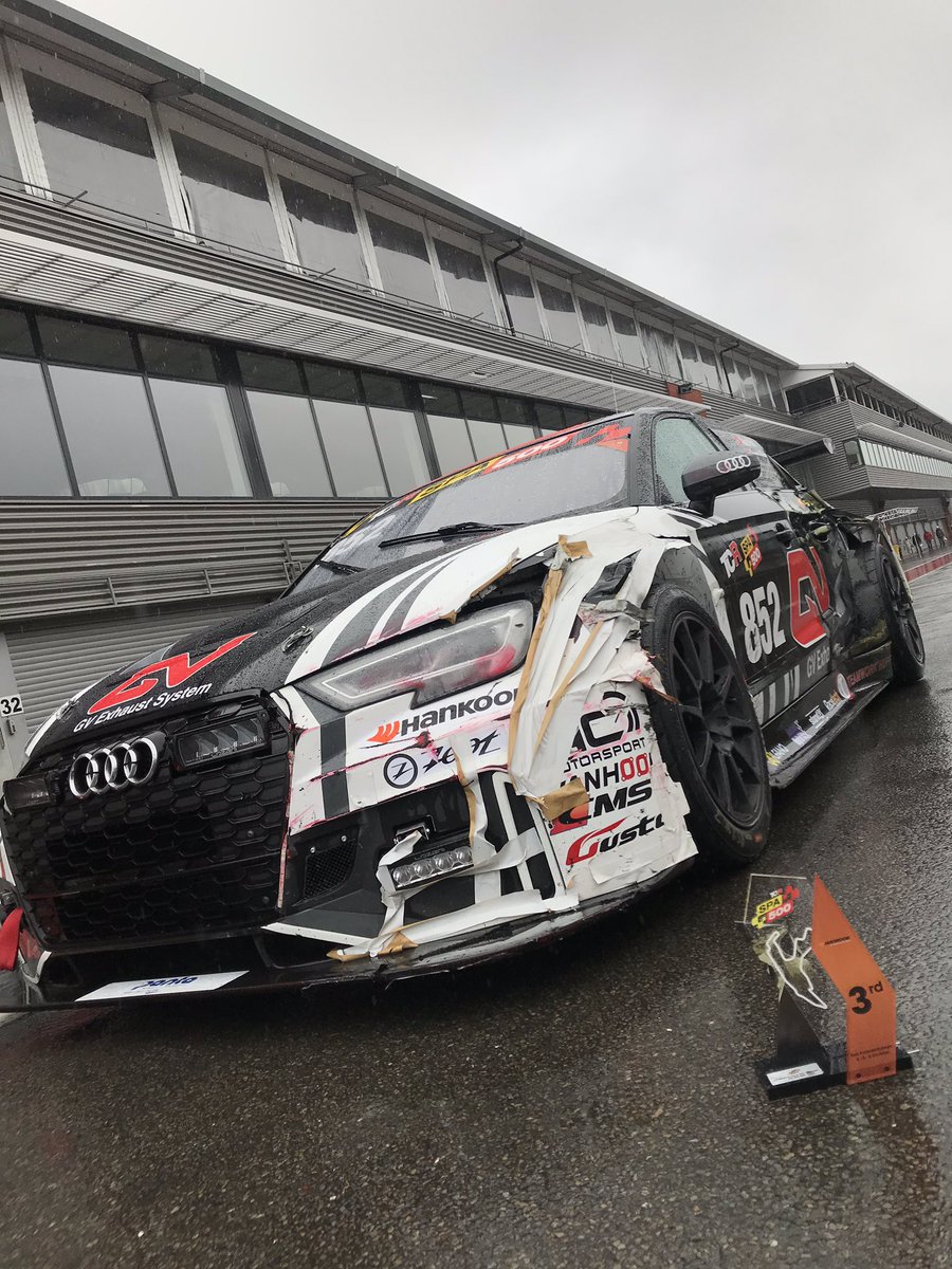 S_Hsieh_'s tweet image. Finished 3rd in class in @tcrspa500 with @TeamworkHuff 
#SpaFrancorchamp #ThisIsEndurance  #TCRSpa500  
#EnduranceAthlete  #852