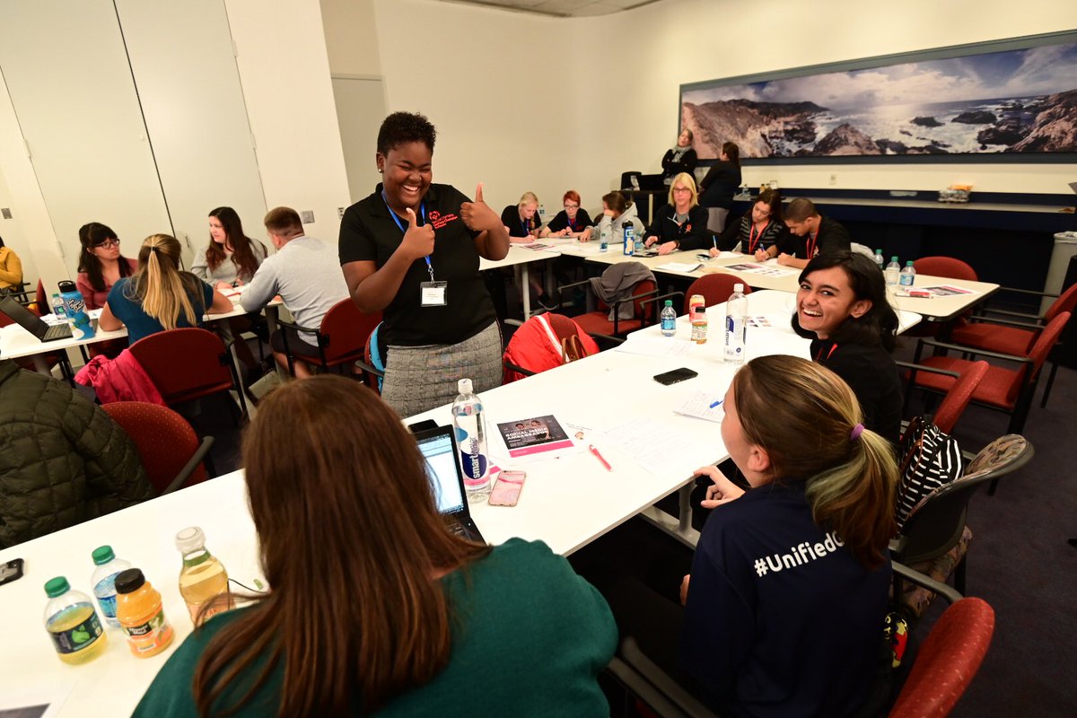 SONorthAmerica's tweet photo. Our 24 US Youth Ambassadors had a blast at SOI HQ today. The 2019 class welcomed the new 2020 class and set their goals for the year! We can't wait to see what they do! #UnifiedGeneration https://t.co/1gf0tUHpSS
