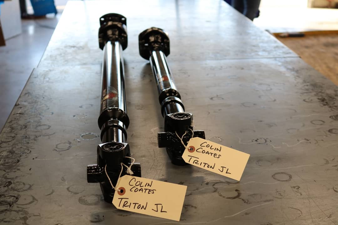 Shout out to Collin Coates and his @triton.jl ... Beefy shafts for a beefy rig. 

#adamsdriveshaft #poweredbyadams #americanmade #builttolast