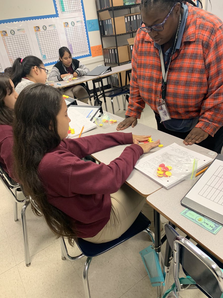 LopezprinciPAL's tweet photo. Math Manipulatives are not just for elementary schools. Shout out to Ms Hamilton for teaching students how to add and subtract integers by using counters @edison_school @HISD_SecMath @rmarti36 #edisonproud #edisonchapter2 #edisoninnovators https://t.co/yIg9yw3s97