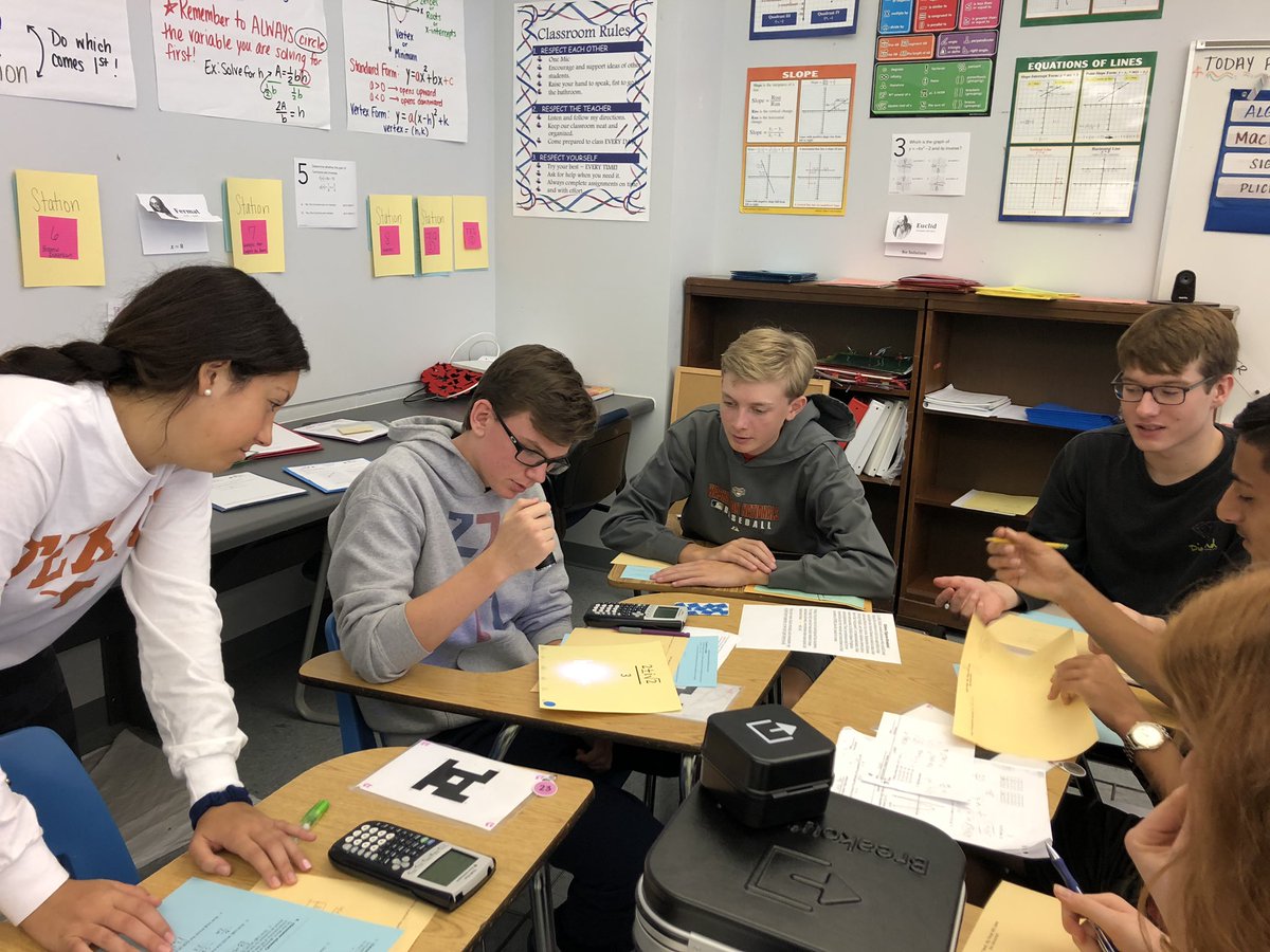 MrsSmeenk's tweet photo. “We all get there together, or we don’t get there at all.” -Hidden Figures
Precalc worked through its first breakout game of the year! (Hidden Figures themed) 
 @breakoutEDU @MathYorktown https://t.co/yAIXOHQ8VC