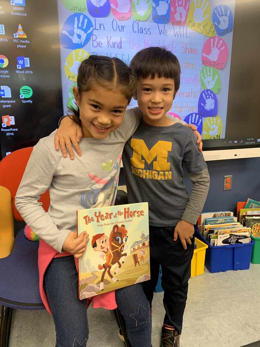 Brooke__Barker's tweet photo. We love collaborating with the 2nd graders. Guest readers are great inspiration #gretchko2020 #wb2020 https://t.co/dXnawXPZ4g