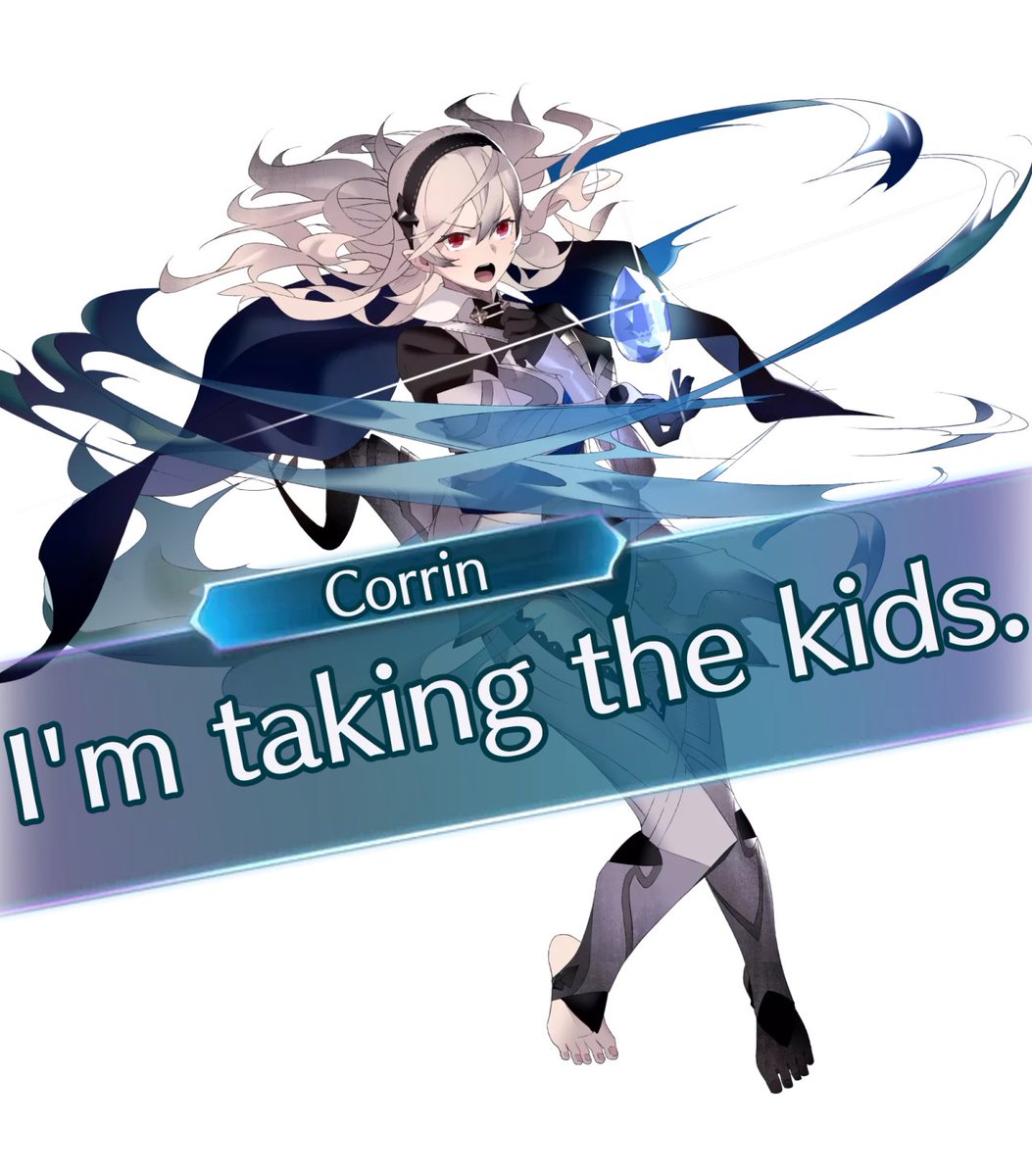 HeartfulDragon's tweet photo. Now hear me out. Imagine a Corrin, yes me, took the kids? You can hear her in the background yelling:

❝THESE ARE MINE!! I SAW THEM FIRST!!❞

Ah. The sweet sounds of nature. https://t.co/9XNt0DxgKk