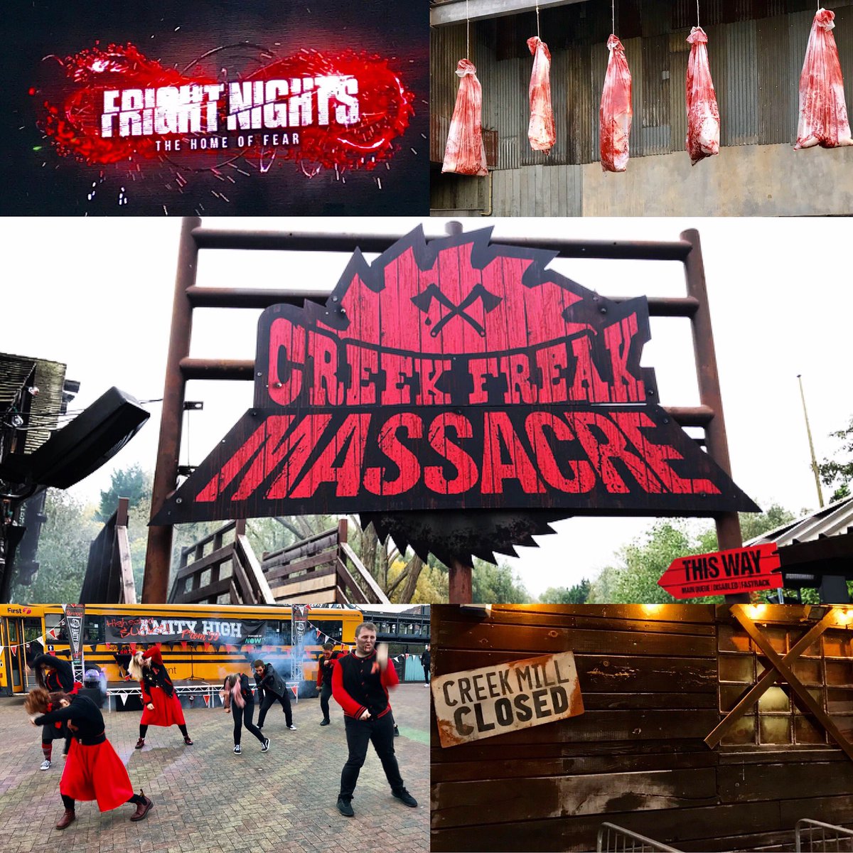 sayhellotorich's tweet image. Fear Fix Five was #FrightNights at @THORPEPARK with five mazes, a bazillion rides and no queues! He started walking down the track and said don’t worry I’ll be right back. (They never saw him again). Me and @itslozza94 are all screamed out! #GetDatThrill #FearFix #ThorpePark