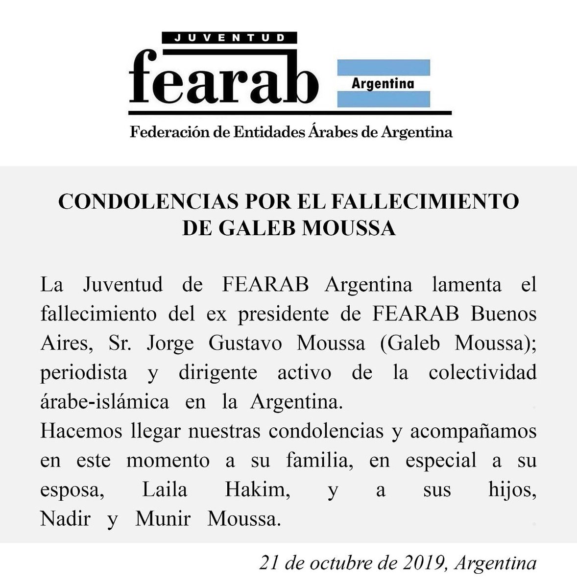 Juventud FEARAB Argentina (@jfearabnacional) on Twitter photo 