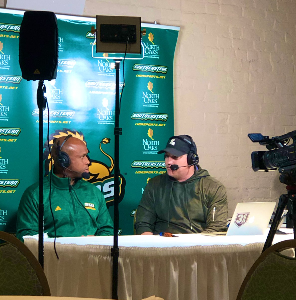 LionAthAssoc's tweet photo. #LionFans, did you know you can still watch SLU radio shows after they have aired? Go to SSN to watch! #LionUp ๐ https://t.co/sXUCDSMRwf https://t.co/DkLdTiibb9