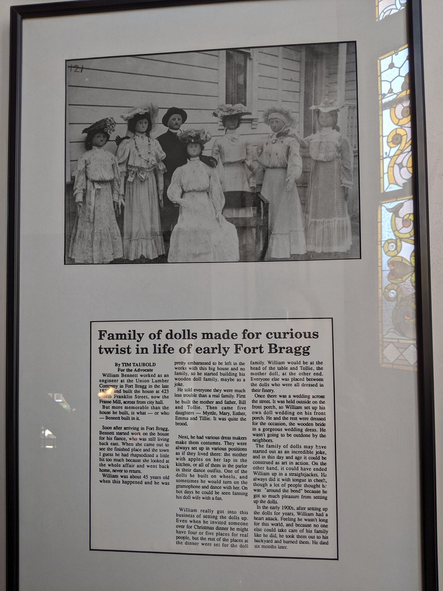 Lenacanslice's tweet photo. Found this interesting newspaper clipping at the fort Bragg guest house museum....very odd #HIST203 https://t.co/HwB0UOPOw2