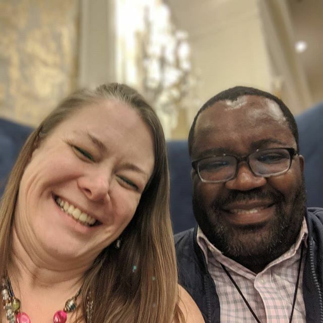 tadousay's tweet photo. When you realize it's your 10th anniversary in #AECT. ❤️🎉 #aect19 #aectinspired https://t.co/RyzxGQjRjQ https://t.co/gbLIBDbDj7