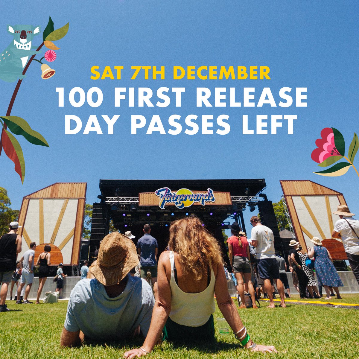 Last chance! 🔥 Only 100 Saturday tickets remain at 1st Release prices. Grab 'em before they're gone → bit.ly/Fairgrounds2019