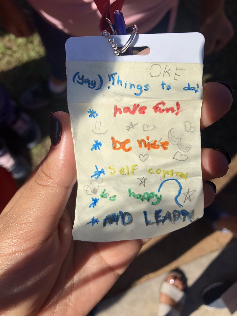 MsCortesOKE's tweet photo. My sweet student had these reminders on the back of her ID card. This makes my heart happy!! 🥰 #selfcontrol #bealeader #GoOKEKoalas https://t.co/v35dFnamuX