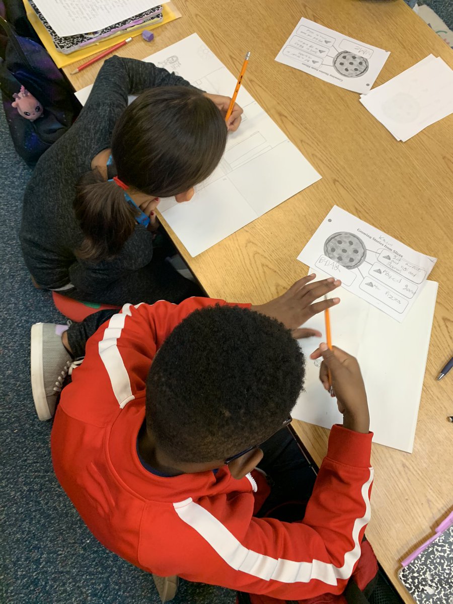 Ms_Ferrera's tweet photo. Looking back at our sketches to narrow it down to a small moment in @MrsWallace_4th class! 🙃 @CFISD_ELAR2_5 @cfisdfiest #FiestROAR #WeAreOne #CFISDitsAllWRITE https://t.co/tNTde54d2E