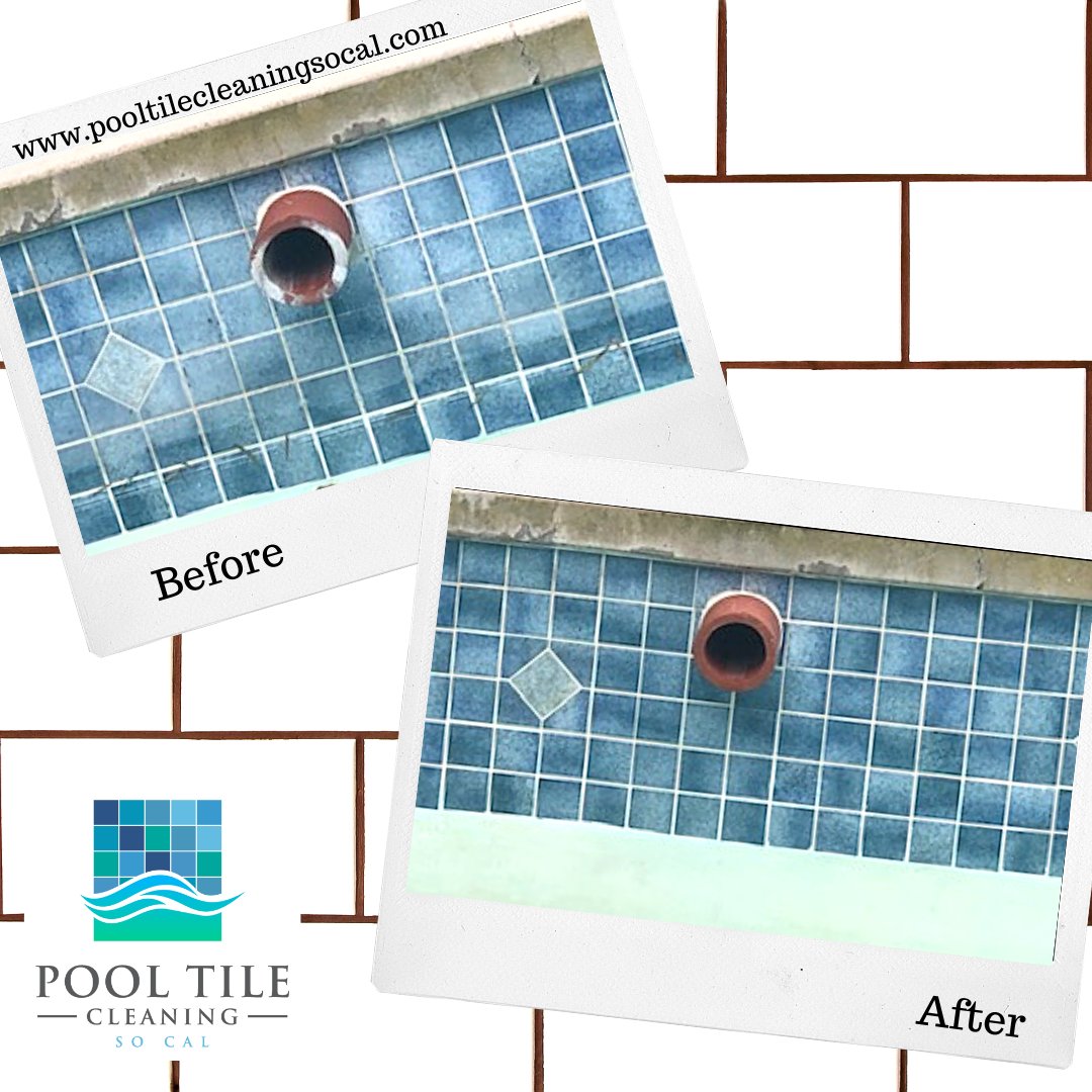 PoolTileSoCal's tweet photo. We clean #pooltile in Southern California! Get a Free Quote 949-485-0397. #pooltilecleaning #southerncaliforniapools #ocpools #orangecountypools #ocpooltilecleaning #socalpools #poolcalciumremoval #pooltile #glasstilecleaning #artificialrockcleaning https://t.co/RdTJkhrohq https://t.co/87GNg9zROz