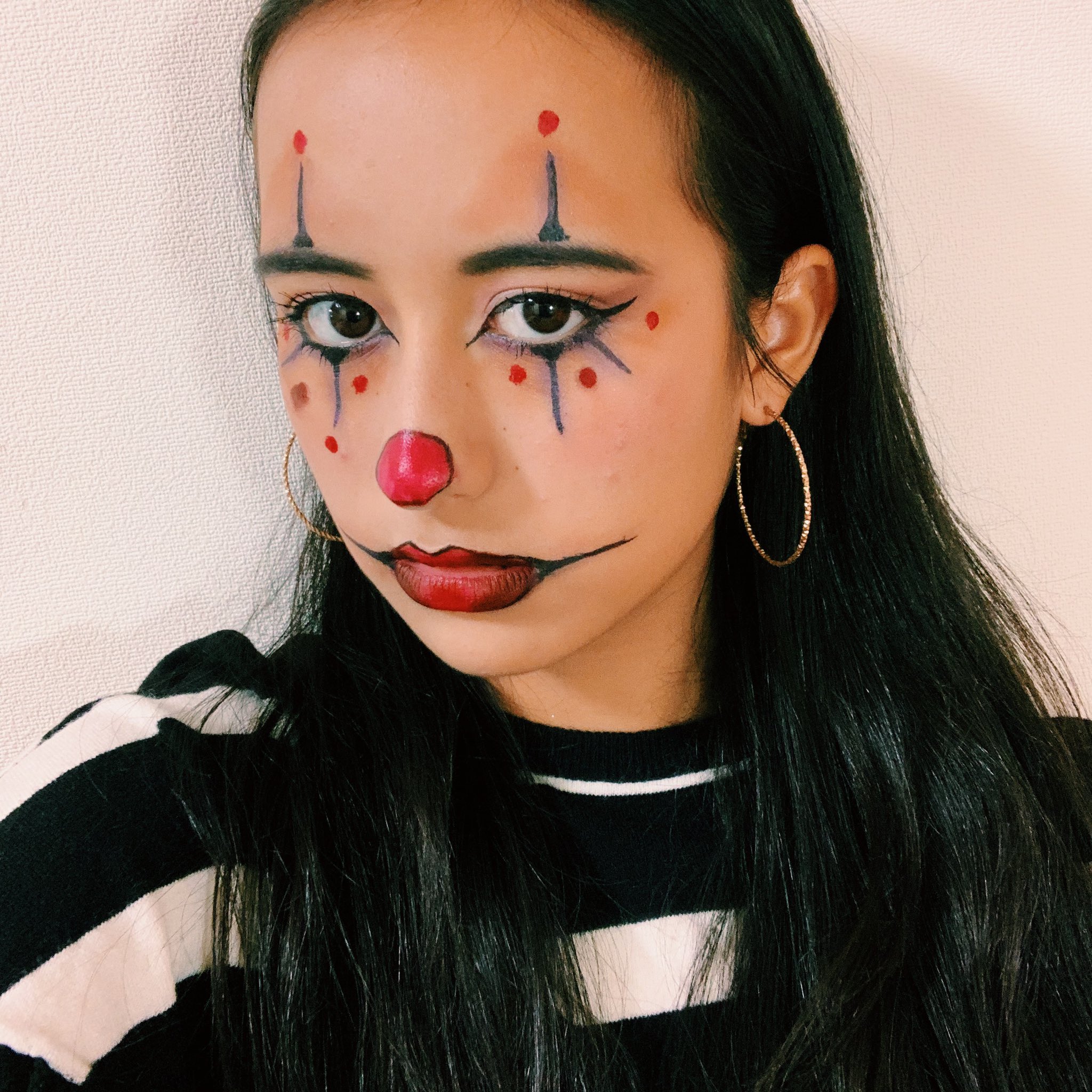 Anais アナイス ハロウィンメイク第一弾ですぞ ピエロメイク ハロウィン ハロウィンメイク アナイス ピエロメイク T Co Ukyucabvfb Twitter