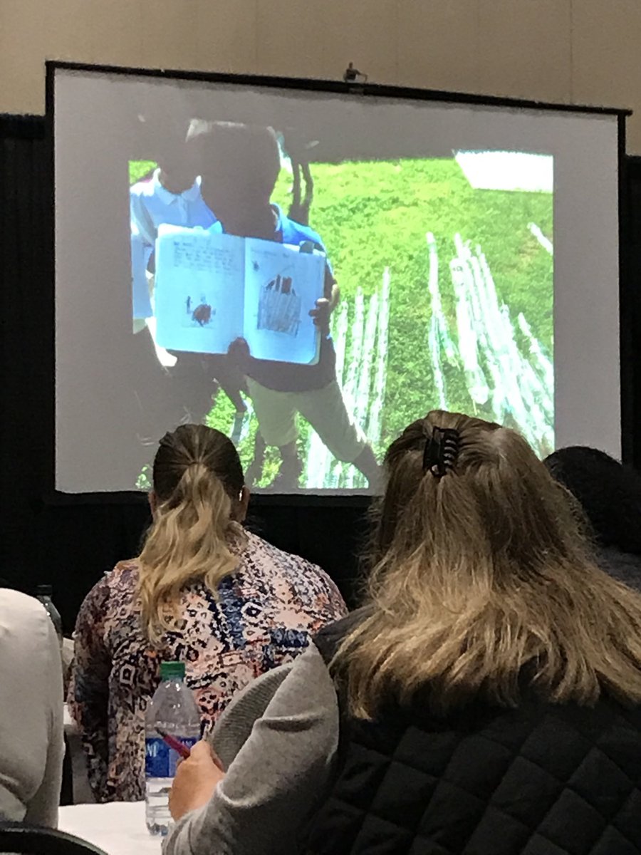 jenniferwburton's tweet photo. When you’re at the @STEMGeorgia forum and you see your @ecwestwildcats kindergarten student’s journal used as the model! 🤩 Great writing shows great thinking. #STEMStars #STEMSTEAMForum https://t.co/jD46AxbG0K