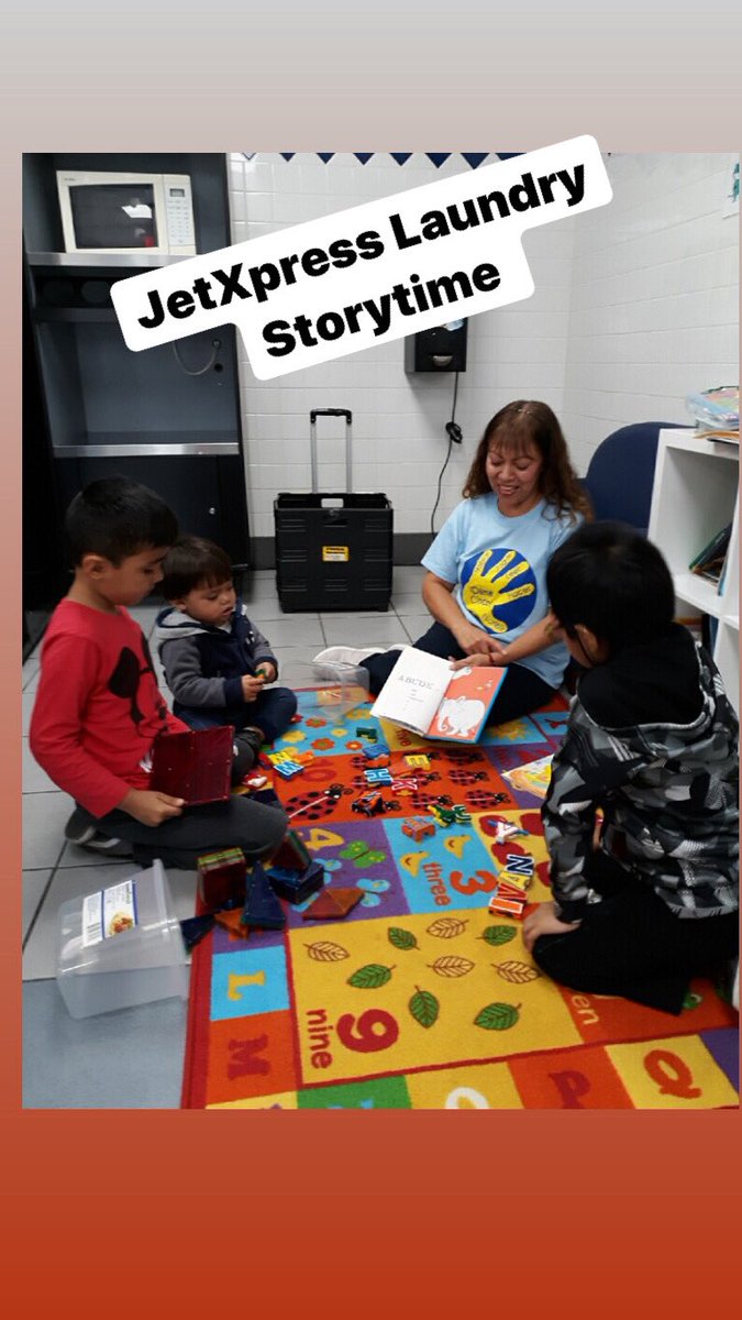 EPELPartnership's tweet photo. ❤️ Be Still! Laundromat Learning is back in full force and we have added another location. Check out the learning going on Saturday at JetXpress and Blue Kangaroo Laundromats @2SmallToFail @unitedwaychi @YWCAElgin #talkplayreaddowrite #learningstartsatbirth #learningthroughplay https://t.co/EQuzkSC14F