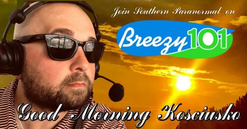 spi_ms's tweet photo. Southern Paranormal on Breezy 101 "Good Morning Kosciusko" https://t.co/KqAXyj3EYI https://t.co/XEnkvXgSaY