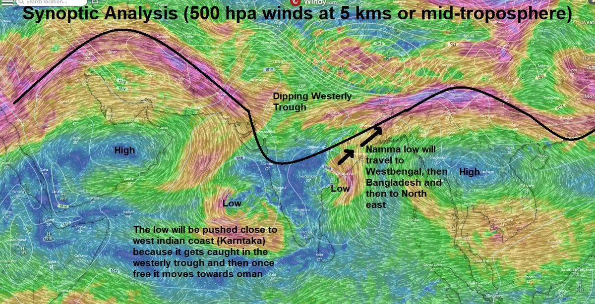 praddy06's tweet image. Low moves up to South Andra close to Chennai coast and winds will now change to North West in Chennai and to Westerlies in most of Tamil Nadu. Its day time and so rains will be only in light spells.  Ramanthapuram smashed with pull effect rains.
facebook.com/tamilnaduweath…