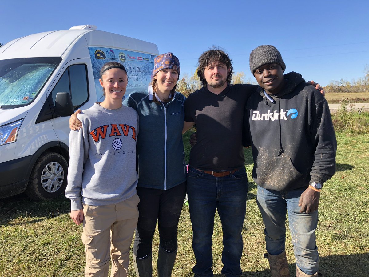 I cannot thank  @BlairBraverman and  @QuinceMountain enough for showing me the ropes of dog sled racing this weekend! They are some of the most genuine, nice, and wonderful people I’ve ever met. I am so glad to call them my friends and I know this is just the beginning! 