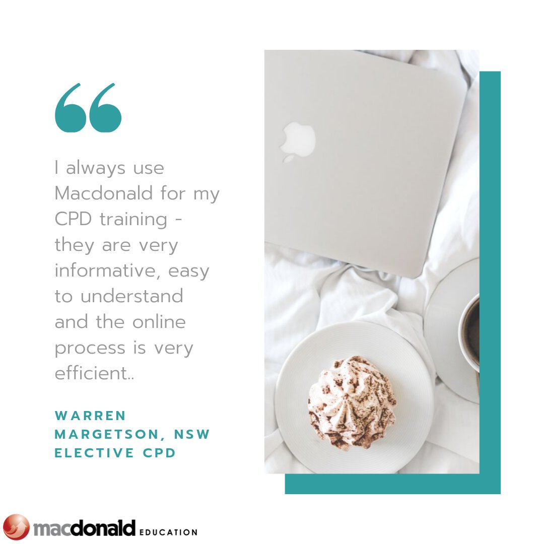 Always happy to have you complete your CPD with us, Warren! See you next year 😀